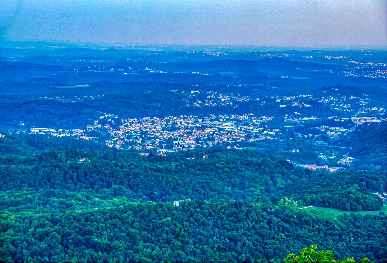 Vista panoramica dal Sacro Monte di Varese
